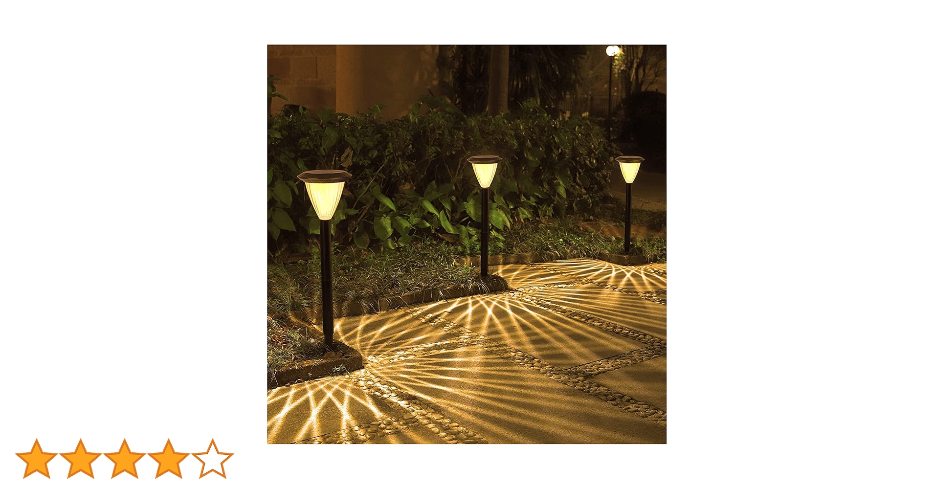 ガーデニングライト 3個組ホワイト 翌朝まで長持ち点灯する 3個組ホワイト 翌朝まで長持ち点灯する ガーデニングライト